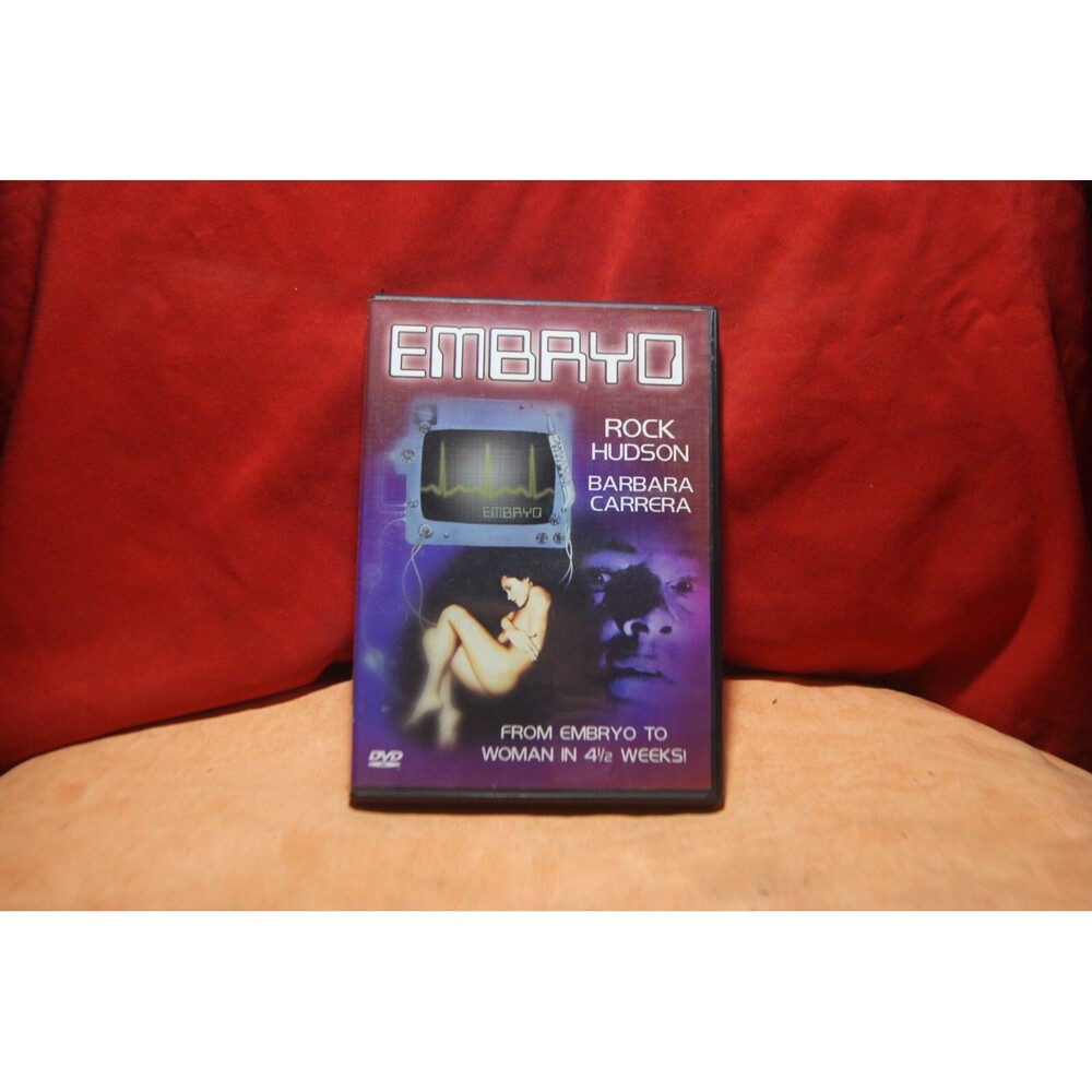 Embryo DVD Video Movie Rock Hudson Barbara Carrera SCIFI Thriller